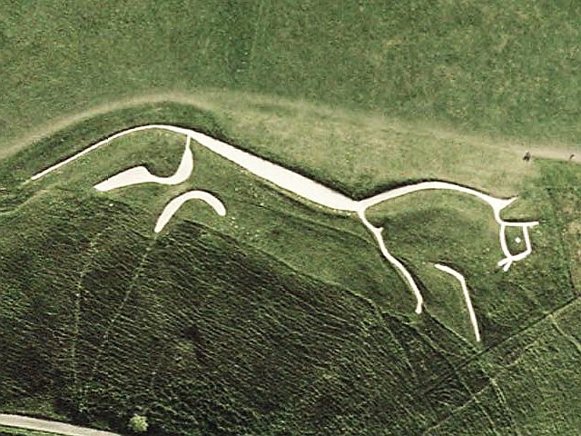Image of the Uffington White Horse.